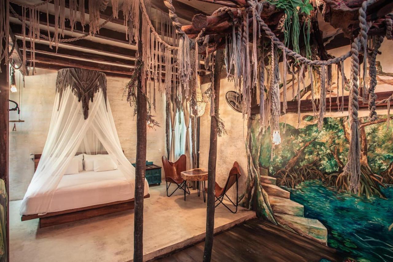 Hidden Treehouse Tulum Eco-Hotel מראה חיצוני תמונה