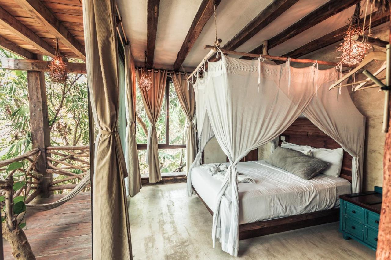 Hidden Treehouse Tulum Eco-Hotel מראה חיצוני תמונה