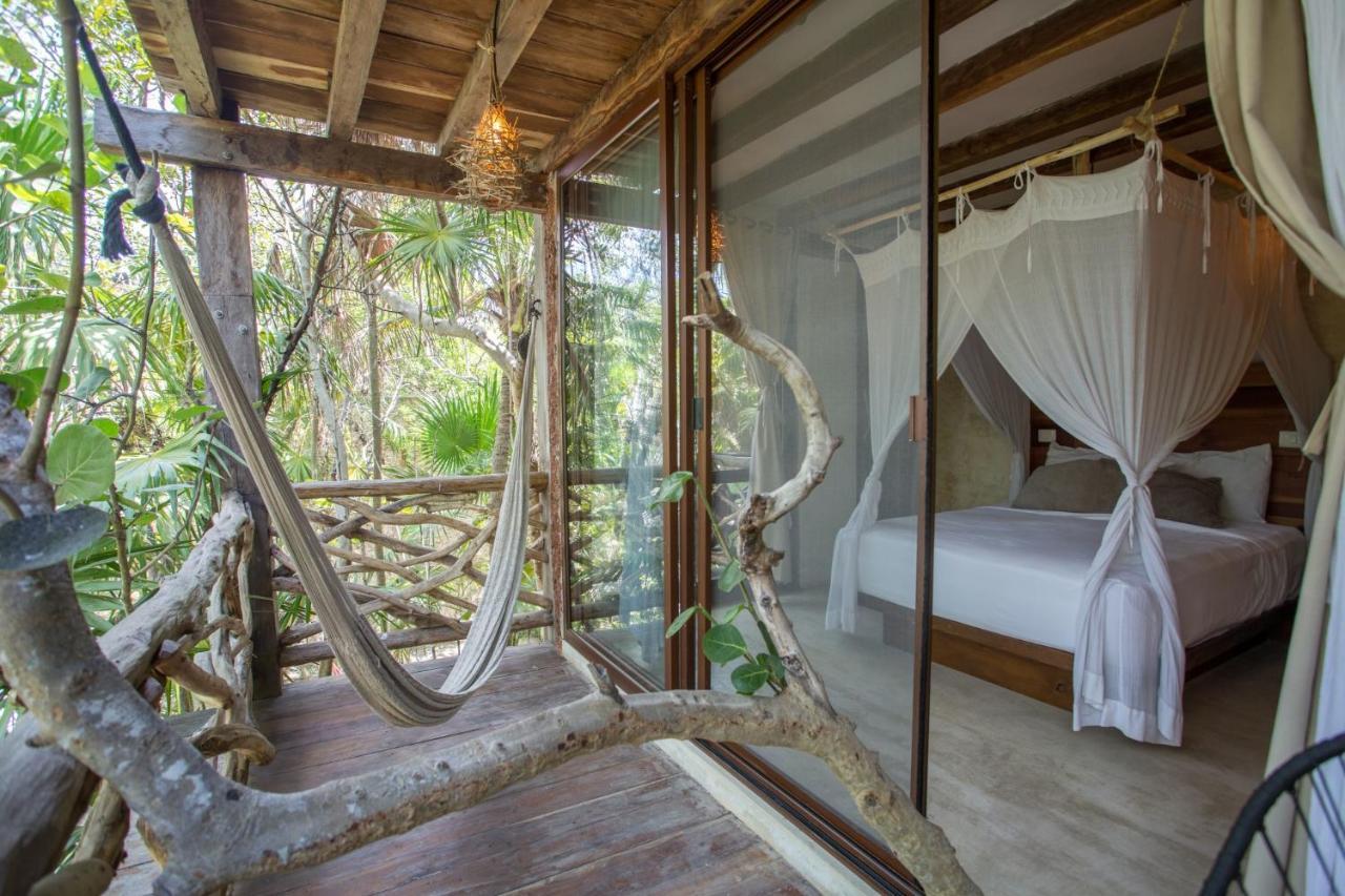 Hidden Treehouse Tulum Eco-Hotel מראה חיצוני תמונה